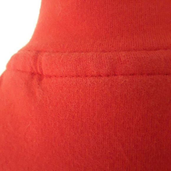 Liz Claiborne Red Mock Neck Front Zip Fitness Sweater - Picture 12 of 13